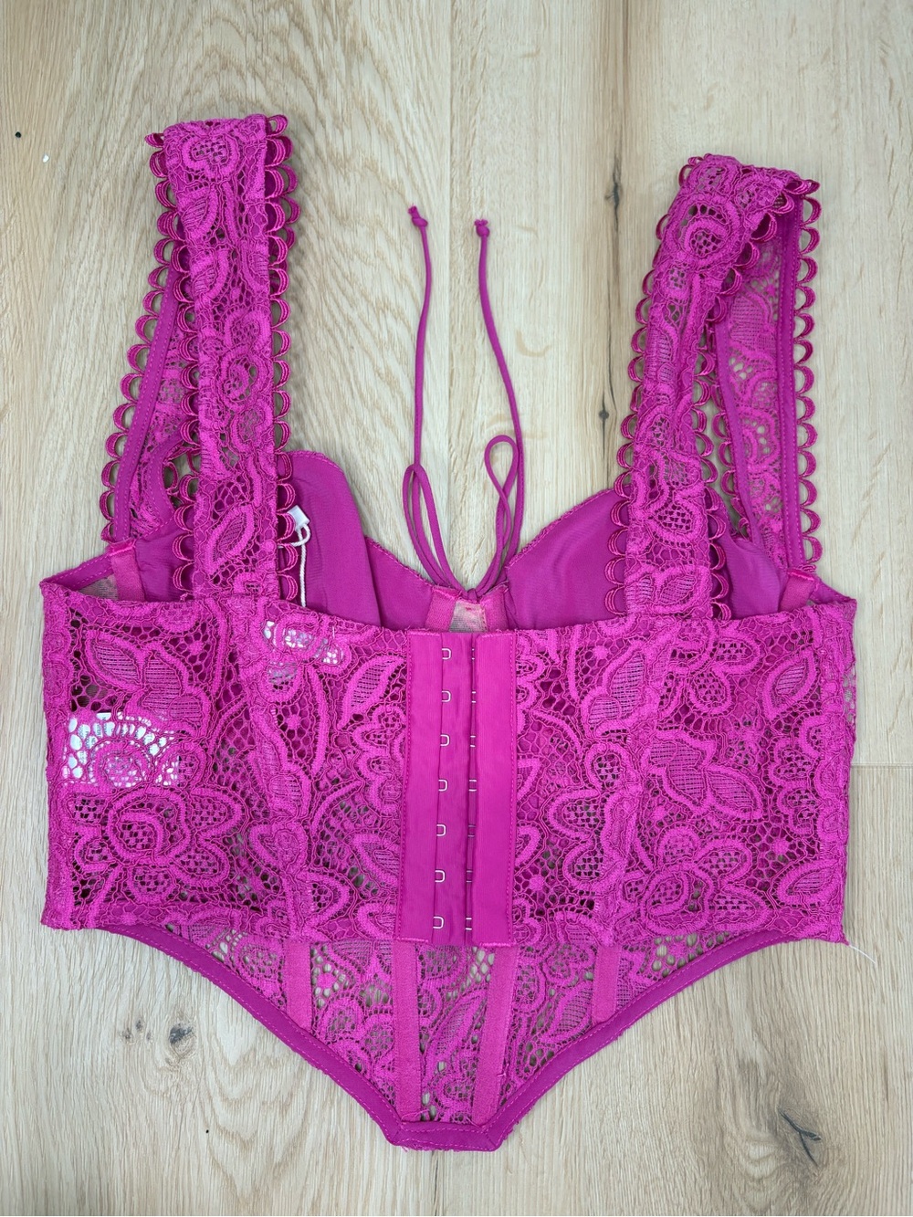For Love and Lemons Sammie corset top pink small - Picture 5 of 5
